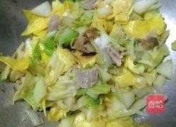 白菜大格扎炒肉的做法图解9