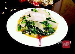 韭菜炒芥菜莴笋的做法图解8