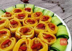 鸡蛋肉卷的做法图解15