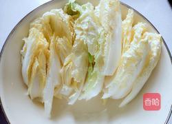 娃娃菜炖粉条的做法图解3