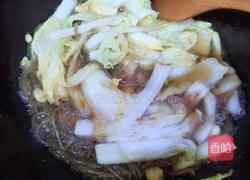 娃娃菜炖粉条的做法图解9