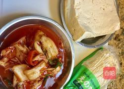 金针泡菜烧豆腐的做法图解1