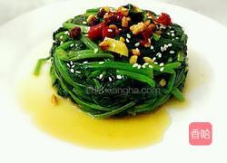 凉拌菠菜的做法图解1