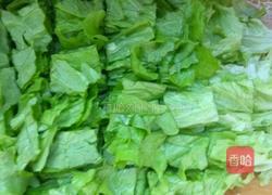 春风拂面……拌生菜的做法图解2