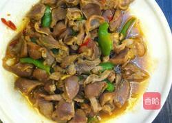 辣椒炒鸡胗的做法图解4