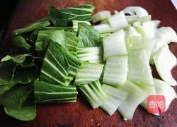 油渣青菜的做法图解2