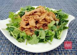 芫荽爆里脊的做法图解8