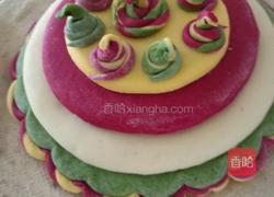 蒸生日花糕的做法图解13