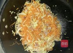 三丝炒饼的做法图解3