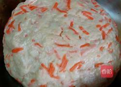 （烫面）胡萝卜丝饼的做法图解4