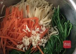 松柳苗拌干豆腐丝的做法图解4