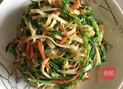 松柳苗拌干豆腐丝的做法图解5