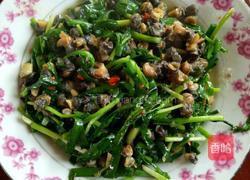 螺蛳肉炒韭菜的做法图解7