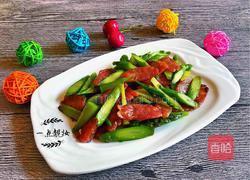 芦笋炒香肠的做法图解8