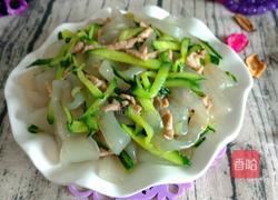 炒黄瓜拉皮的做法图解12