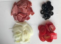 快手火腿披萨的做法图解3