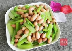 凉拌芹菜花生米的做法图解5