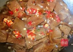 青蒜烧鸭血的做法图解5