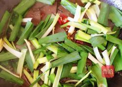 青蒜烧鸭血的做法图解6