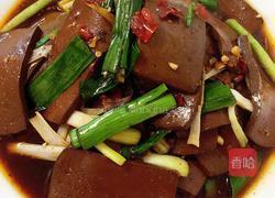 青蒜烧鸭血的做法图解7