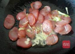 荷兰豆炒腊肠的做法图解5