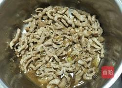 肉丝炝香芹的做法图解4