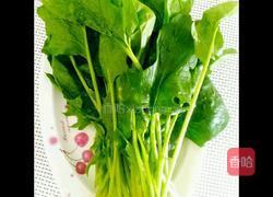 菠菜汁肉包的做法图解1