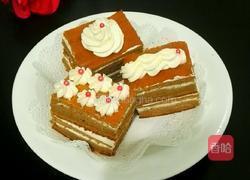 "咖啡可可"蛋糕(无油版)的做法图解17