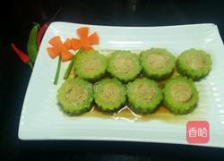 苦瓜酿肉的做法图解7