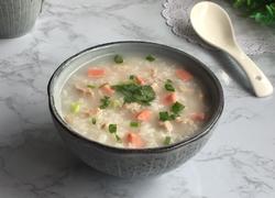 火腿鲜肉粥