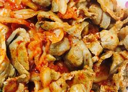 泡菜炒梅花肉
