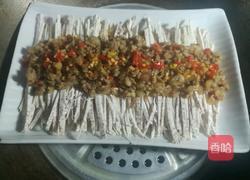 蒜香肉末香芋丝的做法图解9