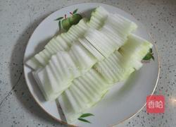 冬瓜炒胡萝卜的做法图解2