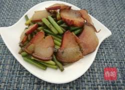 蒜薹辣炒腊肉的做法图解9