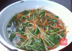 豆苗拌粉丝的做法图解5