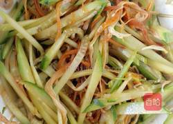 红油金针菇拌黄瓜的做法图解4