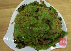 菠菜汁胡萝卜鸡蛋饼的做法图解5