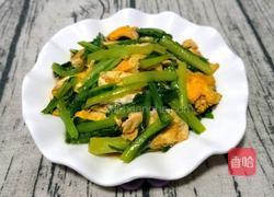 油麦菜炒鸡蛋的做法图解9