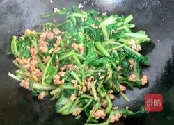 肉末小白菜的做法图解4
