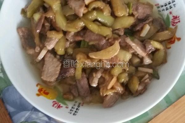 肉丝烧茄子