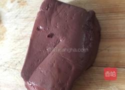 青椒猪血的做法图解1