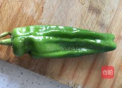 青椒猪血的做法图解3