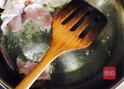 孜然茭白炒肉片的做法图解3