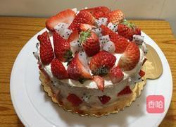 六寸草莓奶油蛋糕的做法图解18