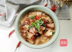 腊肉煮豆腐干的做法图解10