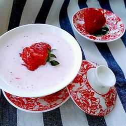 草莓奶昔#甜品