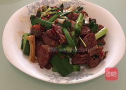 青蒜炒腊肠的做法图解5