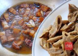 五花肉烧笋干的做法图解13