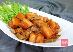 五花肉烧笋干的做法图解16