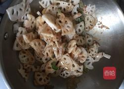 腊八蒜炒藕的做法图解6
